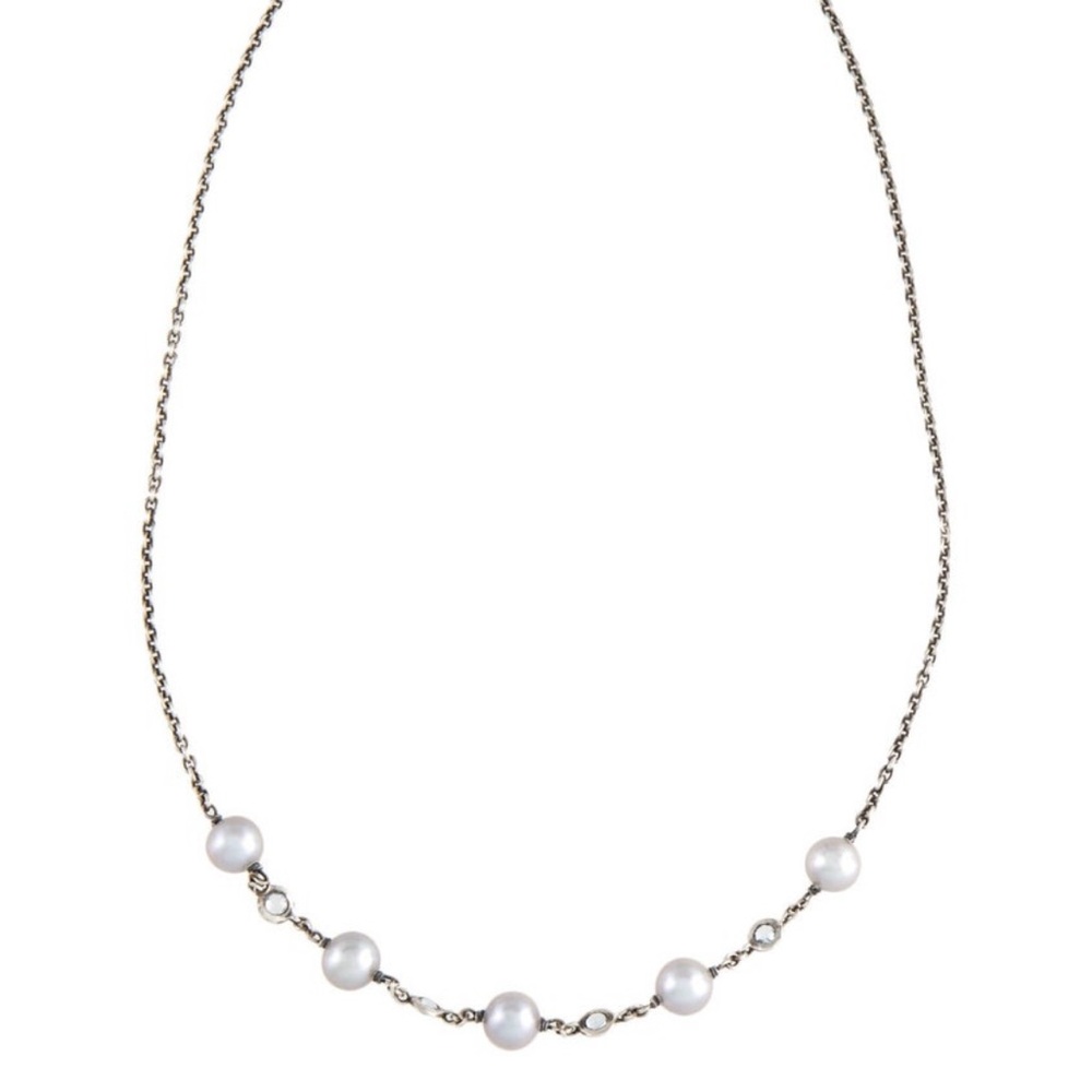 Ippolita pearl & topaz necklace ✨Effortlessly chic!